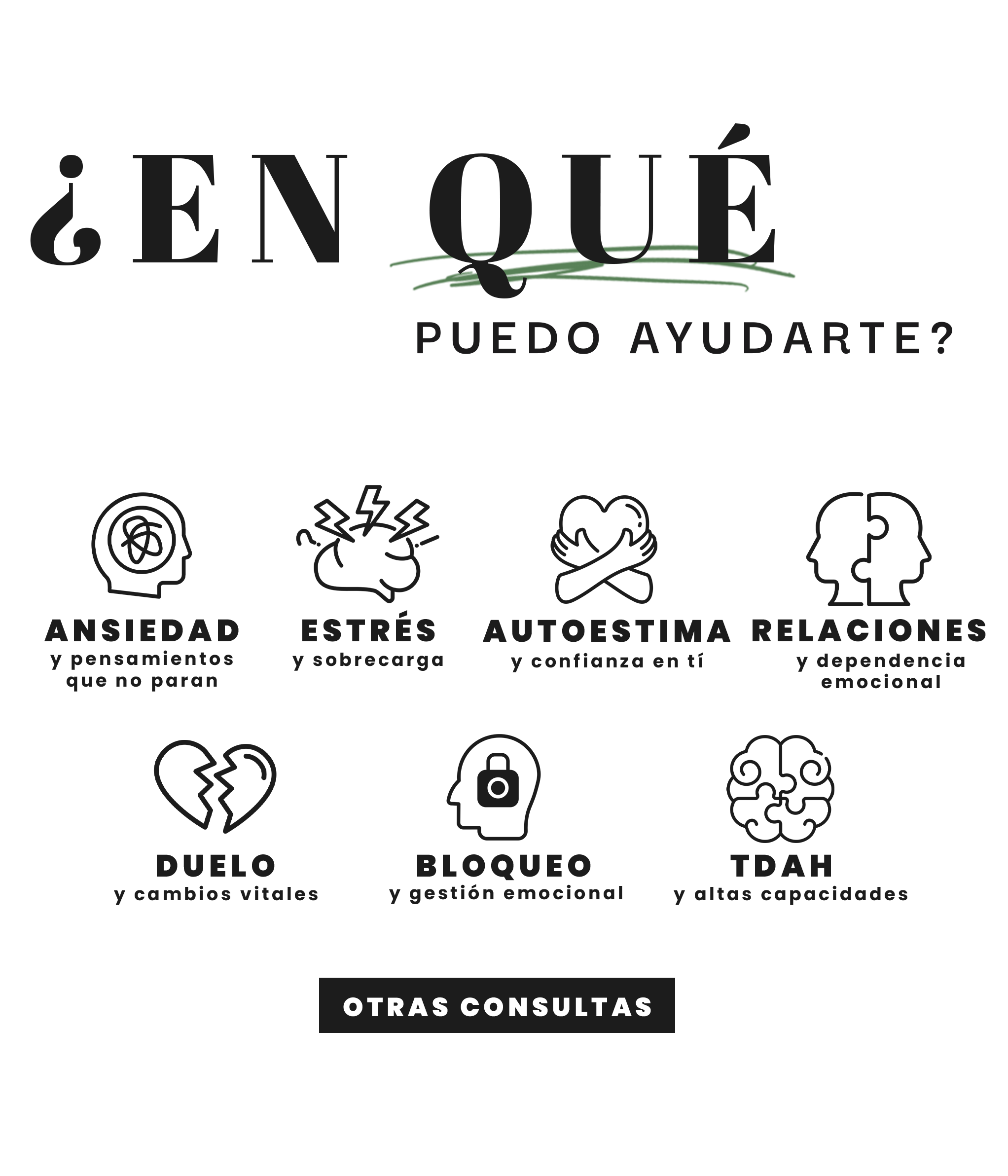 Terapia psicológica para ansiedad, estrés, autoestima, relaciones, duelo, bloqueo emocional y TDAH